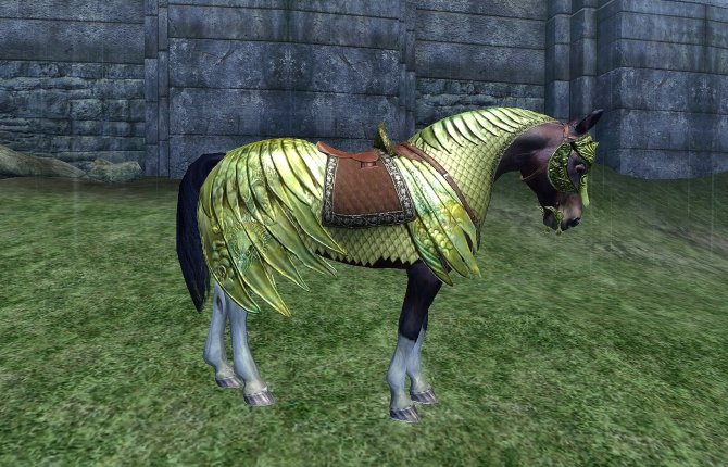 Та самая броня лошади из TES IV, которую продолжают покупать.