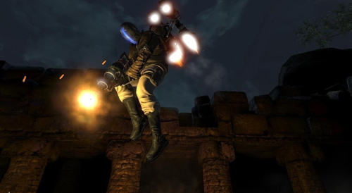 Скриншот из игры «Dark Void»
