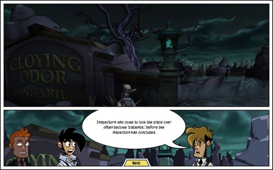 Скриншот из второго эпизода Penny Arcade Adventures