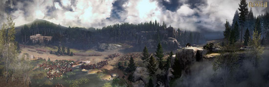 Панорамный скриншот Total War: Rome II