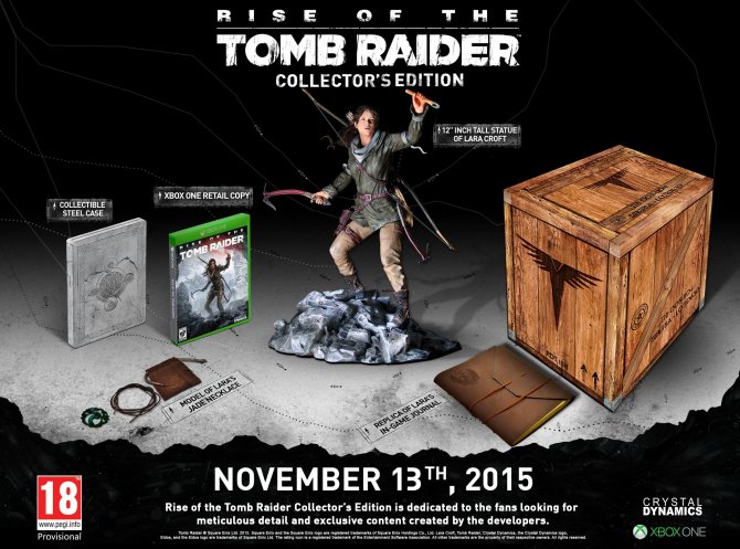 Анонсировано коллекционное издание Rise of the Tomb Raider