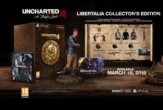Uncharted 4: A Thief’s End Libertalia Collector’s Edition