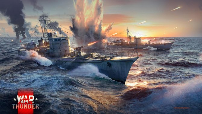 В War Thunder будут проходить регулярные морские сражения