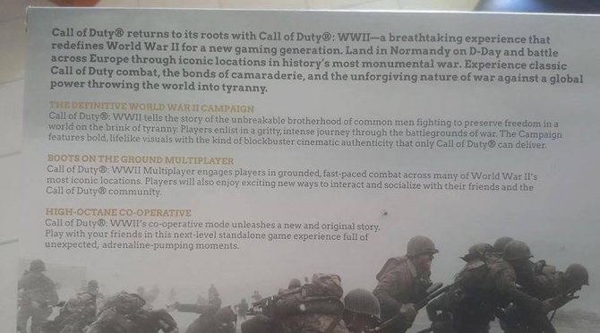 В сеть утекли детали Call of Duty: WWII