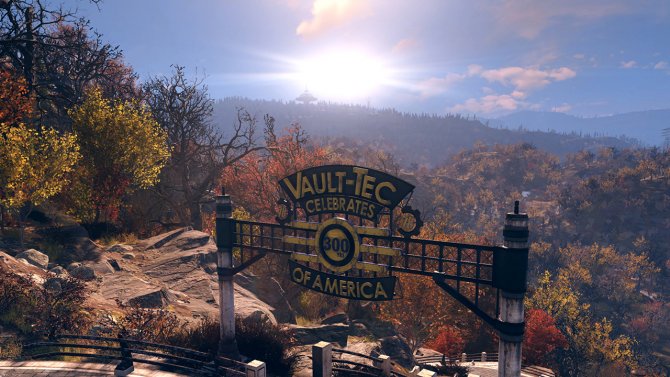 Fallout 76 пустоши вид