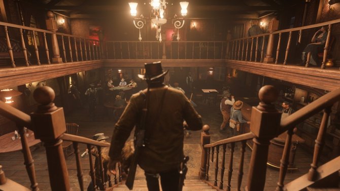 Red Dead Redemption 2 в баре