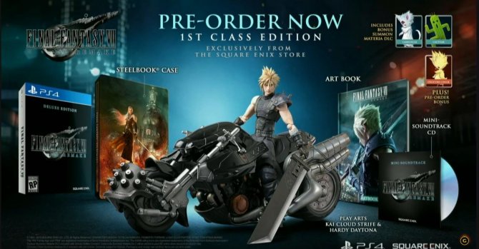 Final Fantasy VII Remake 1st Class Edition