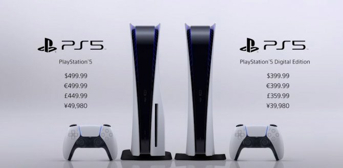 Объявлена дата выхода и цена PlayStation 5