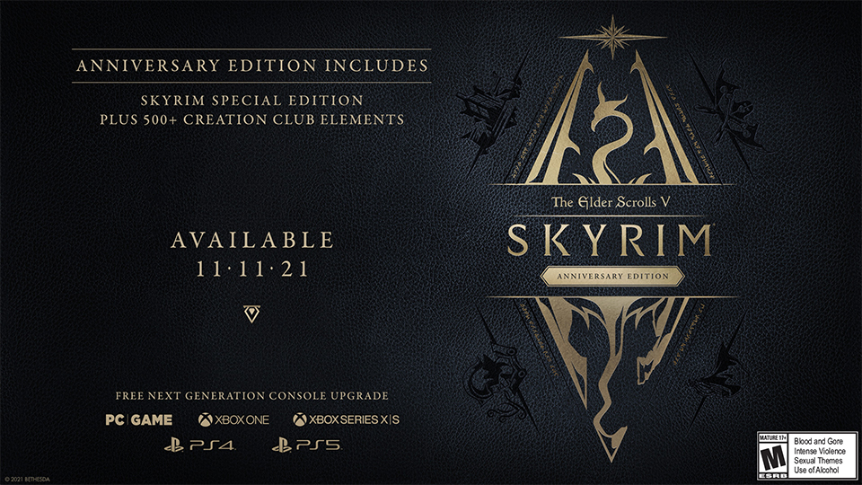 Анонс The Elder Scrolls V: Skyrim Anniversary Edition