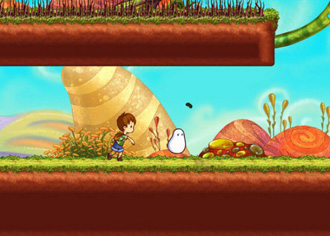Скриншот к игре A Boy and His Blob